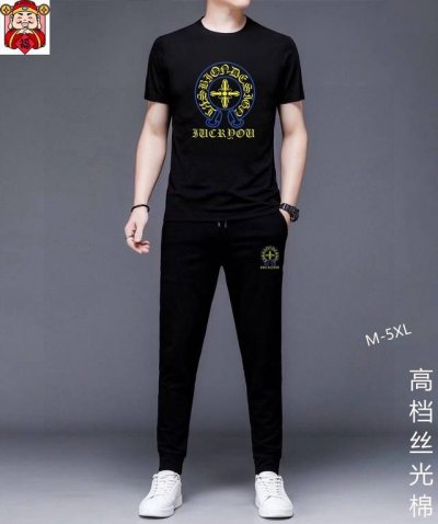 直 Championhearts 克罗心 胖子福音 2025官网同款.世界知名奢侈品牌.夏季男士 双丝光 高品质货套装 采用进口原单面料 ，当季时尚潮流款，百搭