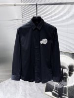 蒙口 Moncler 2025Ss新款长袖 衬衫 衬衣，高端版本！专柜定制面料 透气舒适度高，细节无可挑剔，品牌元素设计理念，体现高品质。手感细腻柔软！呈现休闲