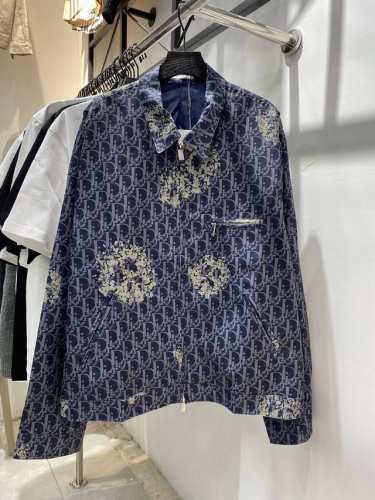 款号：Zmr32# Dior 迪奥全身满印满Logo花朵外套 周董周杰伦同款 搭配重工高端Logo印花工艺 采用460克加厚全棉 定制牛津感面料 手感非常舒服