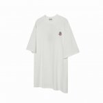 M01 moncler 蒙口 25Ss宇航员小标短袖 面料采用280克重精梳棉 定制32支1*1螺纹 成衣两遍水洗处理 面料舒适亲肤无异感 定制定染面料 纺织密