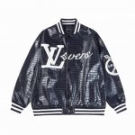 l3 Lv Fwss 刺绣皮革棒球服外套 -选用压花工艺；使每处皮革充满赛博朋克气息 -激光烧花贴皮工艺 -重工五金配件一比一还原 M L Xl Xxl