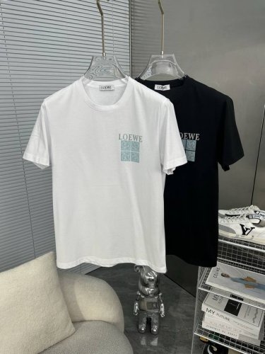 loewe罗意威 2025Ss春夏高品质丝光棉短袖T恤 M-6Xl可穿至230斤 顶级原单品质，当下最新工艺要求，顶级订单要求车线做工，超级好搭配，顶级定制，搭