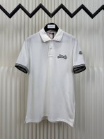 蒙口Moncler 标识刺绣polo衫 正品开版-实体柜台-顶奢品质 秒杀市面一切版 定制珠地纯棉缎 呼吸的空气棉 尊享云端棉感 触感软糯 轻盈垂顺 纯净白基