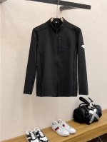 迪桑特 Descente 原版开发同款面料 24新品商场同款 外套男女情侣款时尚休闲运动户外跑步速干衣 秋季半高领拉链立领时尚休闲舒适长袖T恤男士 尺码M-3X