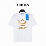adidas 阿迪达斯 龙猫 短袖T恤 款号:Ad01 白色 240克重磅小落肩100%棉T恤 Os版型 宽松有型好搭配 采用精梳紧密赛络工艺 面料更耐磨 袖口