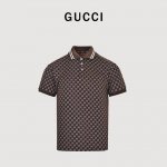 gucci 古驰 25Ss 满印提花短袖Polo衫 原版杭州国专5000购入，面料采用252克精纺纱线全棉珠地材质，纹路清晰透气，采用进口对位提花机器 ，定制贝
