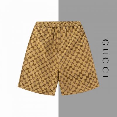 款号#F88 古驰暗纹满印提花牛仔短裤 Gucci官网一致款式 面料：纯棉竹节棉精品面料 内里包边包条 精美绝伦 大厂流水做工 无线头 整齐 细节完美 配套：三