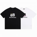 2910# 巴黎设计师款面料270克100%双纱全棉 毛绒拼接硅胶工艺设计 尺码S M L Xl