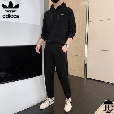 春季首发真标可扫码 三叶草Adidas阿迪达斯专柜同款上市本季主打，货源充足新款男士运动休闲套装圆领卫衣渐变色长裤卫衣两件套男套装独家印花工艺 严格把控品质以及