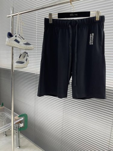 Ch 刺绣短裤 面料采用320G鱼鳞全棉材质 绣花采用进口绣花机 定制辅料 男女同款 尺码 S M L 尺码