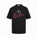 valentino 华伦天奴 Vltn 25Ss 红签名字母印花短袖 轻奢主义 男女日常通勤穿搭必备单品 正确版本 随意对比 详细特征 260克 % 纯棉双纱汗