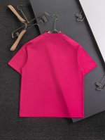 Loewe 罗意威 高版本 微宽版型S-Xl 罗意威25Ss 新品官网同步发售 胸前经典双拼色万针刺绣简约字母 贴布镂空大标刺绣多重重工艺 男女同款 短袖不在千