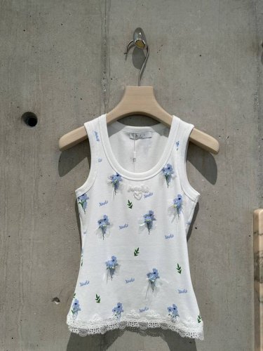 ys ｜New Summer Collection 蓝 白撞色好美好美 重工款 ～ 所见即所得 Sml