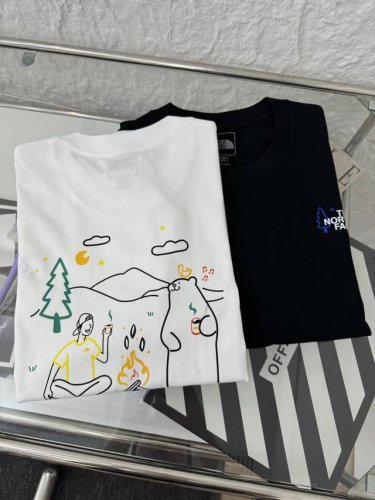 the North Face 北面 25Ss Tnf城市户外系列印花情侣短袖T恤 小红书热门爆款，明星网红同款穿搭，男女日常通勤穿搭必备单品！ 高品质260克高