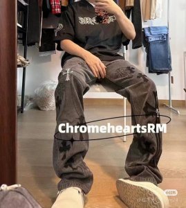 come Hearts Matty Boy Sex Records系列 限定重工顶级黑灰牛王款 Ch均需要成品水洗后再拆开手工订绵羊皮十字皮再拼接完成，整件工艺