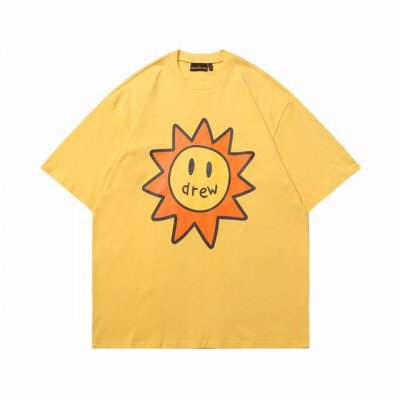 Y35 Drew 太阳笑脸短袖T恤 码数：S-Xl 颜色：图片色