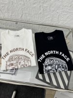 The North Face 北面 25Ss Tnf夏季胸前汽车印花男女情侣短袖T恤 小红书热门爆款 明星网红同款穿搭 男女日常通勤穿搭必备单品 高品质260克