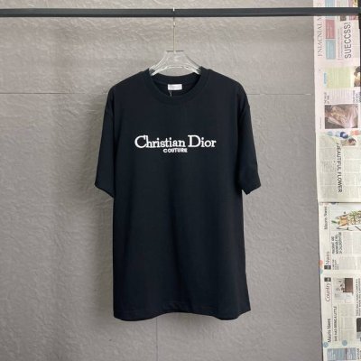 A58 dior迪奥 面料升级 300高克重 高端立体刺绣工艺 独家专供新款原单 男女同款 休闲宽松版型短袖 高端定制 高版本 时尚百搭爆款 进口面料 手感超柔
