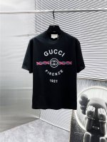 古奇 Gucci 2025新款 圆领 短袖 T恤 体恤 半袖 ，高端版本！专柜定制面料 透气舒适度高，细节无可挑剔，品牌元素设计理念，体现高品质。手感细腻柔软！