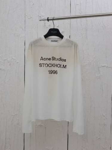 Acne Studios 25Ss早春新款1996印花长袖 采用100%全棉面料，上身舒适透气，亲肤纯棉 触感柔软 宽松版型显瘦百搭 Size：Xs S M L
