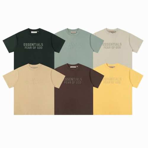 fear Of God Fog复线 #F06 Essentials 第八季双排大小字母立体胶字母T恤 颜色：梅紫色 骑士绿 海豹灰 轻奢杏 鹅黄色 雾霾蓝 尺码
