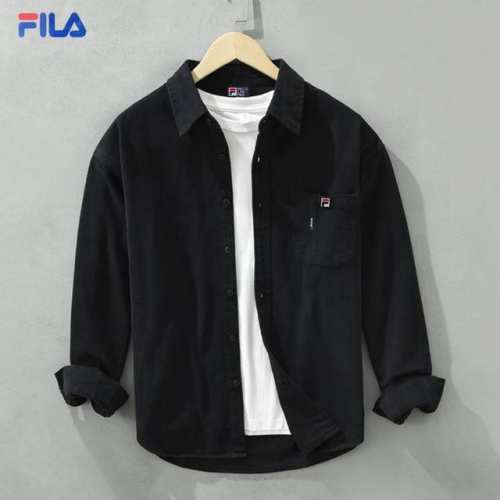 上新 斐乐Fila25款港风刺绣水洗潮流纯棉透气衬衫外套 优质柔软棉纤制 不变形 不起球 细腻不糙手 耐磨性高 走线工整 亲肤抗皱等特点 立体裁剪 不挑身材 穿