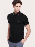 2025Tommy 汤米男女情侣款polo衫 经典火爆款来袭 经久不衰的时尚 因你而生 使用专为叠搭而设计的单品 经典 野出天性 汤米polo衫, 采用优质珠地