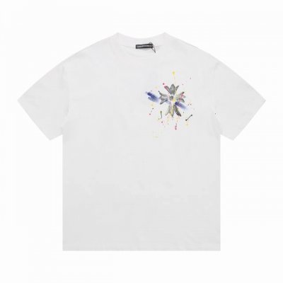 上新 顶级最高版本 Chrome Hearts 克罗心涂鸦印花短袖T恤 Chrome Hearts是一个“奢侈配饰、皮具和家具的卓越品牌，由Richardsta