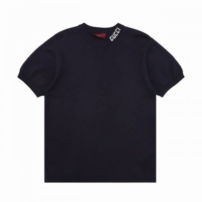 gucci 古驰 领口字母毛织短袖 尺码 S-Xl