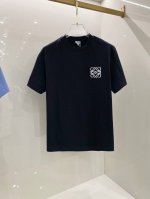 罗意威 2025早春新款男女同款短袖T恤，！定制专属纯棉面料，定制原版工艺螺纹，胸前重工字母Logo工艺设计！简约大方，从容百搭，档次极高，完美融入时尚还有风情