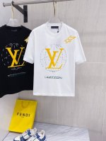 新品 Lv家族男士时装款圆领短袖T恤，贸易公司洋行货，重磅高级心水之物，25年早秋系列，超级明星级Top单品！ 客供埃及进口顶级面料，甄选尼罗河区域光照极好的上