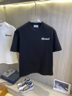Chanel香奈儿 2025Ss春夏最新款短袖T恤出货啦！！ 2025新款T恤 高版本专用面料 高克重 260G 纯棉面料 上身舒适不失挺阔 针脚刺绣工艺、数字