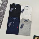 尺码M-2Xl主推款 2025夏装新品男款拉夫劳伦Ralph Lauren经典小标刺绣翻领短袖Polo衫 高端高品系列 商场热卖款式 定制品牌Logo纽扣！定制