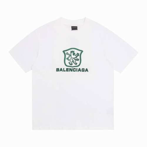 上新 高版本 balsenciaga巴黎世家硅胶狮王情侣休闲短袖T恤 最高版本 定制面料 克100%双纱棉 字母硅胶狮王烫画工艺设计 辅料 开模原版过鉴定领标1