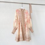 款号：25003 成分：100%Linen 尺寸：0 1 2 3 胸围 腰围 长 Bust Waist Long 0 92 72 86 1 96 76 87 2