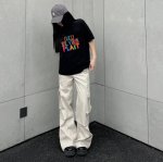 上新！Gucci 古驰个性字母元素碰撞，超级吸睛！ 情侣款圆领短袖T恤，全部采用上等原料，质感好颜色鲜明！ 这种款式上身回头率超高！基础款的圆领Tee,男女均可