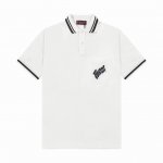 品牌 Gucci 面料 纯棉丝光珠地 克重 230克 颜色 黑色 白色 藏青色 尺码 M-Xxl 原版定制1 1细节还原 三标Logo齐全 高端定制 饰刺绣棉质