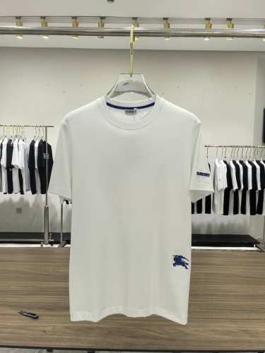 新品 Burberry 男士时装款圆领短袖T恤，贸易公司洋行货，高级限定款，25年春夏新品，明星级人气单品！ 客供埃及进口顶级面料，甄选尼罗河区域光照极好的上等