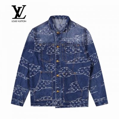 上新 Louis Vuitton丨路易威登 25Ss 新款云纹 牛仔夹克外套- 采用定制斜纹提花牛仔料， 上身质感十足，舒适贴肤， 具有较好的耐磨性与透气性，