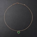 Van Cleef Arpels梵克雅宝Vca 经典四叶草项链 #纯银镀金版本 附全套包装，包装损坏扣除30元，谢谢谅解
