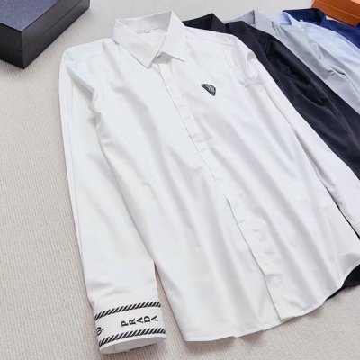 Haiyu prada 普拉达 巴黎今年新款 衬衣轻奢高端品质微弹高品质长袖衬衫 码数 M~4Xl