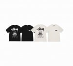 上新款号 S097 stussy斯图西 Stussy Old phone Tee pigment Dyed E话印花圆领短袖T恤 男女同款 原版打造 细节高控