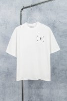 款号 M018# maison Martin Margiela 梅森马吉拉25Ss 植绒贴布刺绣短袖T恤 yb一比一开发 100%棉 采用订色订染毛圈纯棉衣面