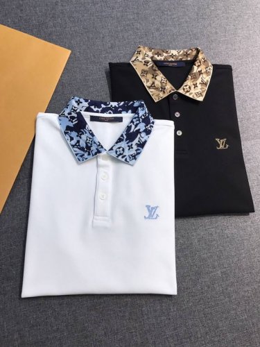 新品 V登家族男士珠地网眼棉翻领马球polo衫，香港洋行渠道货，重磅高端臻品，高奢品鉴白金级单品，25年春夏新品，经典人气单品！！ 极符合V登家美学基调的一款马