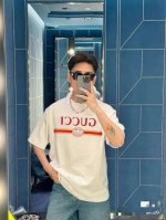 款号11570P80 （顶级版本，官方品质） - Gucci~古驰 当季新品数码印花短袖T恤，耐洗不掉色。 - 购入原版开模打造，全套定制辅料，细节决定成败。