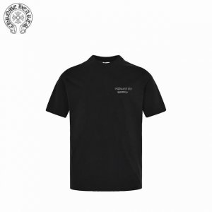 chrome Hearts 克罗心 25Ss 七彩丝线Logo短袖 前幅胸口进口皮标选用Zp材料 1:1还原摸起来顿手 阻力大 区别市场非常光滑的手感 字母采用