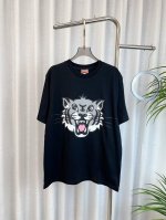 P170 Ken**新款可爱虎头印花Logot-Shirt 定制纯棉面料 质感好 亲肤舒适 透气 采用印花虎头徽标Logo点缀 个性减龄 潮人必备 男女同款 最