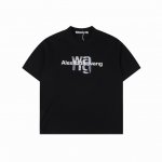 alexander Wang 亚历山大王 25Ss 油画字母短袖T恤 面料采用定制240G 26支特滑双股精棉平纹高密无尘全棉布料。前幅高密度加厚，走线平整，代