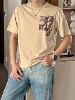 爱*仕 2025春夏最新马具徽标印花圆领T恤衫，宽大版型Over Size风格，完全不挑身材，整体效果宽松却极具韵味，不会松垮到没型，穿搭更是万能得百搭，超显年