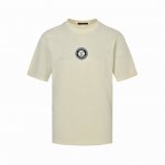 louis Vuitton 路易威登 25Ss 刺绣徽标发泡字母印花短袖 原版1:1针织纯棉280克重面料 同色定制色织色染高密度螺纹 采用进口田岛高密度重工刺
